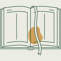 Illustration: uppslagen bok