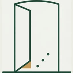 Illustration: en öppen dörr