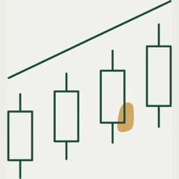 Illustration: prisstaplar med trendlinje